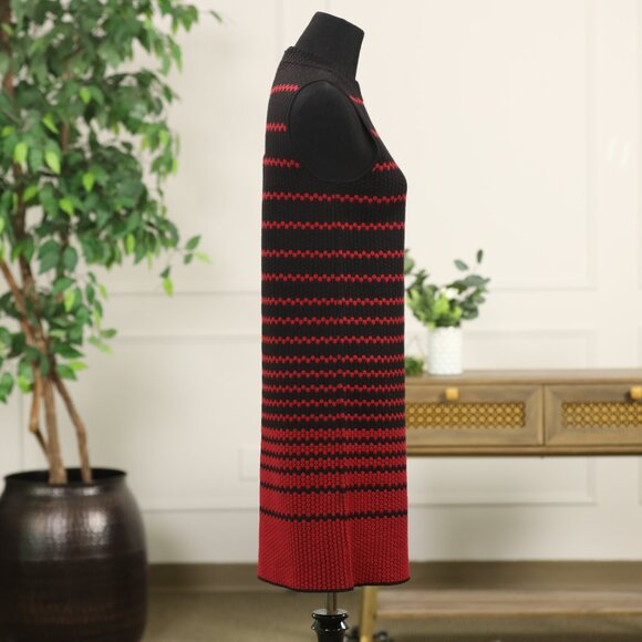 NEW NIC + ZOE Women’s Dress XS Black Red Sleeveless NWT - Picture 8 of 14